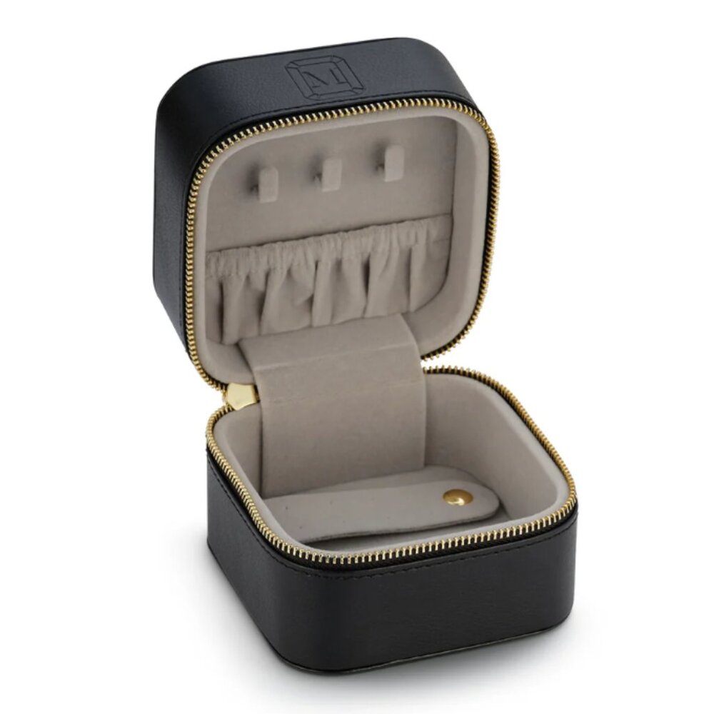 Mateo Black Jewelry Travel Case